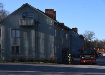 Ljusne: Lägenhetsbrand på Bruksgatan