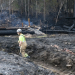 Harmånger: Skogsbrand vid Edsäter