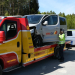 Njutånger: Minibuss körde in i mitträcket