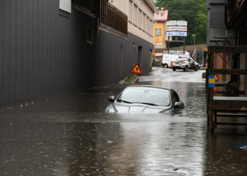 Söderhamn: Flera översvämningar efter kraftigt regn