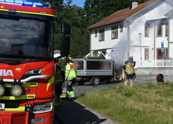Sörforsa: Bilbrand på Lundvägen