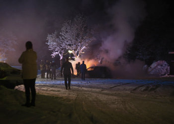 Söderhamn: Bilbrand i Vågbro