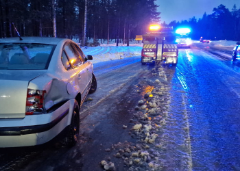 Mo: Trafikolycka på väg 588