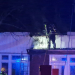 Gävle: Brand i entrétak