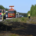 Norrala: Markbrand utmed E4