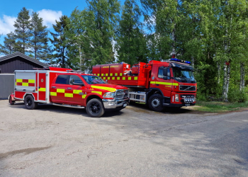 Delsbo: Skogsbrand vid Myra (13:32)