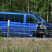 Enånger: Minibuss körde in i räcke