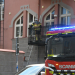 Hudiksvall: Brand på balkong