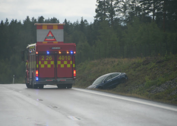 Enånger: Singelolycka på E4
