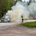 Voxna: Bilbrand i Voxnabruk