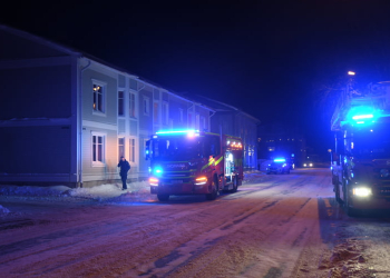 Söderhamn: Brand i lägenhet