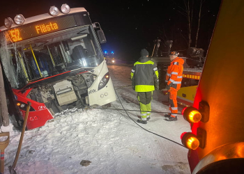 Arbrå: Bussolycka i Flästa