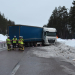 Ljusne: Lastbilsolycka på E4