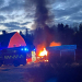 Voxna: Brand i byggnad visade sig vara bilbrand