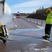 Hudiksvall: Lastbilsbrand på E4