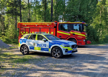 Söderhamn: Larm om skogsbrand – Aggressiv man på platsen
