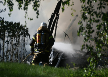 Bollnäs: Brand i uthus