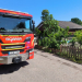 Sandviken: Brand på altan