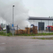 Hudiksvall: Lastmaskin förstördes i brand