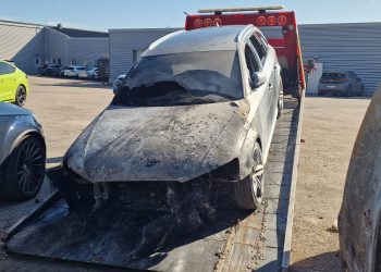 Näsviken: Bilbrand i Hillsta