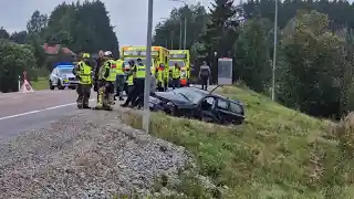 Rengsjö: Två bilar krockade på väg 50