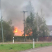 Kungsgården: Brand i garage