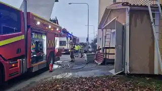 Söderhamn: Brand i soprum