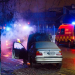 Sandviken: Brand i personbil