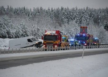 Enånger: Singelolycka på E4