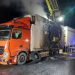 Gävle: Lastbilsbrand på E16