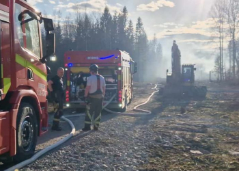 Valbo: Markbrand vid Häcklinge