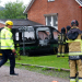 Sandviken: Brand i taxibuss