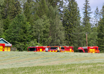 Storvik: Mindre skogsbrand släcktes