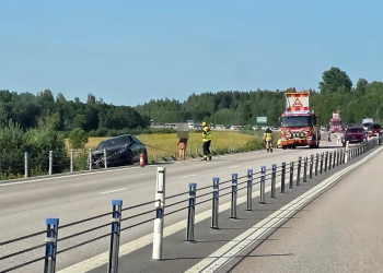Enånger: Singelolycka på E4