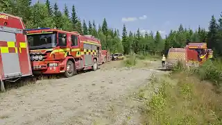 Ljusdal: Larm om skogsbrand