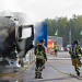 Sandviken: Brand i lastbil