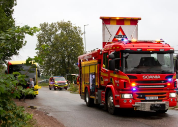 Storvik: Brand i buss
