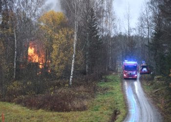 Hudiksvall: Villabrand söder om Sörforsa