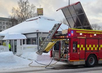 Söderhamn: Brand på Trädgårdsbaren