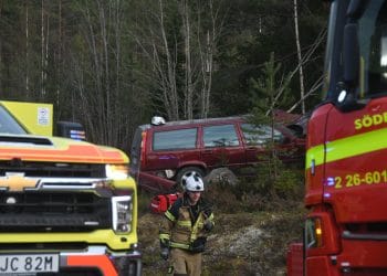 Söderhamn: Singelolycka vid trafikplats Styvje