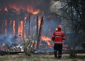 Bollnäs: Brand i villa