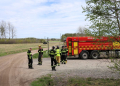 Storvik: Skogsbrand intill järnvägen