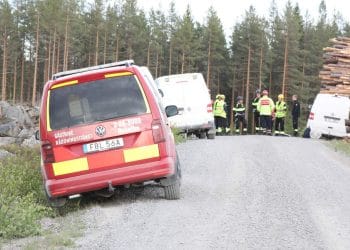 Ockelbo: Skogsbrand väster om Åmot