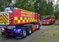 Söderhamn: Rökutveckling efter blixtnedslag