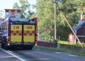 Valbo: Villabrand utmed väg 56