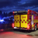 Sandviken: Brand i häck