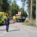 Sandviken: Personbil körde in i träd