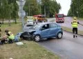 Sandviken: Personbil körde in i lyktstolpe