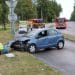 Sandviken: Personbil körde in i lyktstolpe