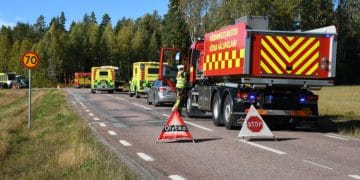 Glössbo: Mc-olycka på väg 651
